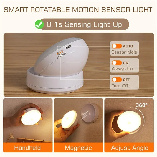 Rechargeable LED puck light