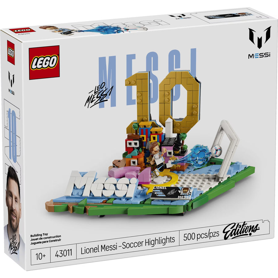 LEGO Edition Lionel Messi Soccer Highlights Building Set, Display Model 43011