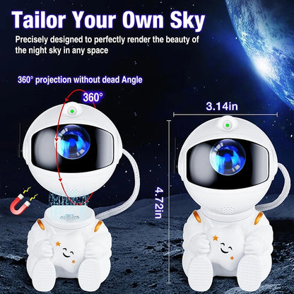 Astronaut Galaxy Projector – Star Night Light