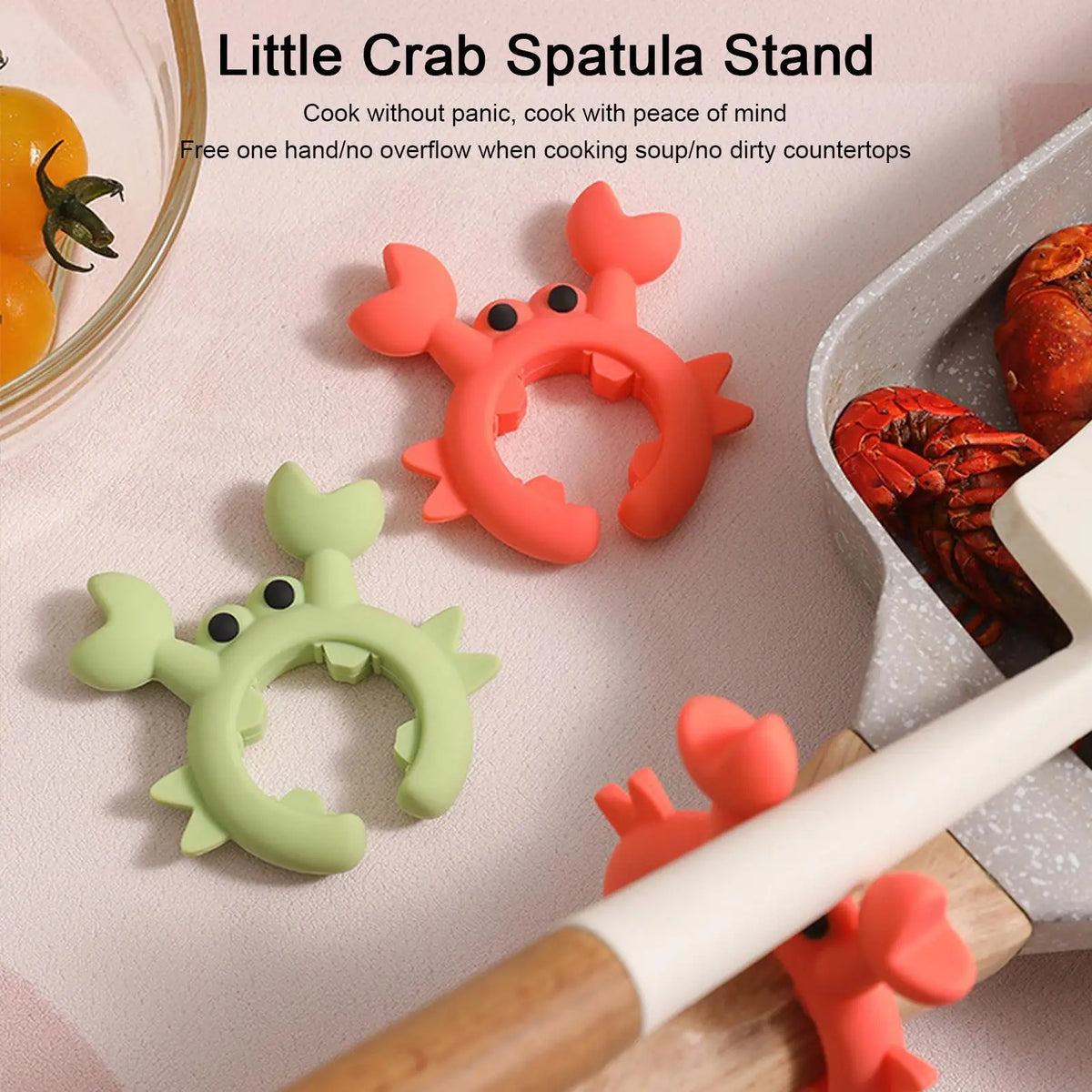 Crab utensil rest colors