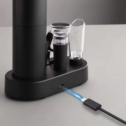 Electric Wine Opener Set – 4-in-1 Rechargeable