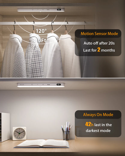 Motion-Sensor Cabinet Light Bar – 60 LED