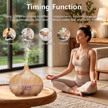 Woodgrain Aroma Diffuser & Humidifier