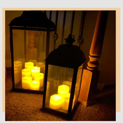 LED tea light with switch underneath