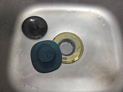 Drain strainer in shower