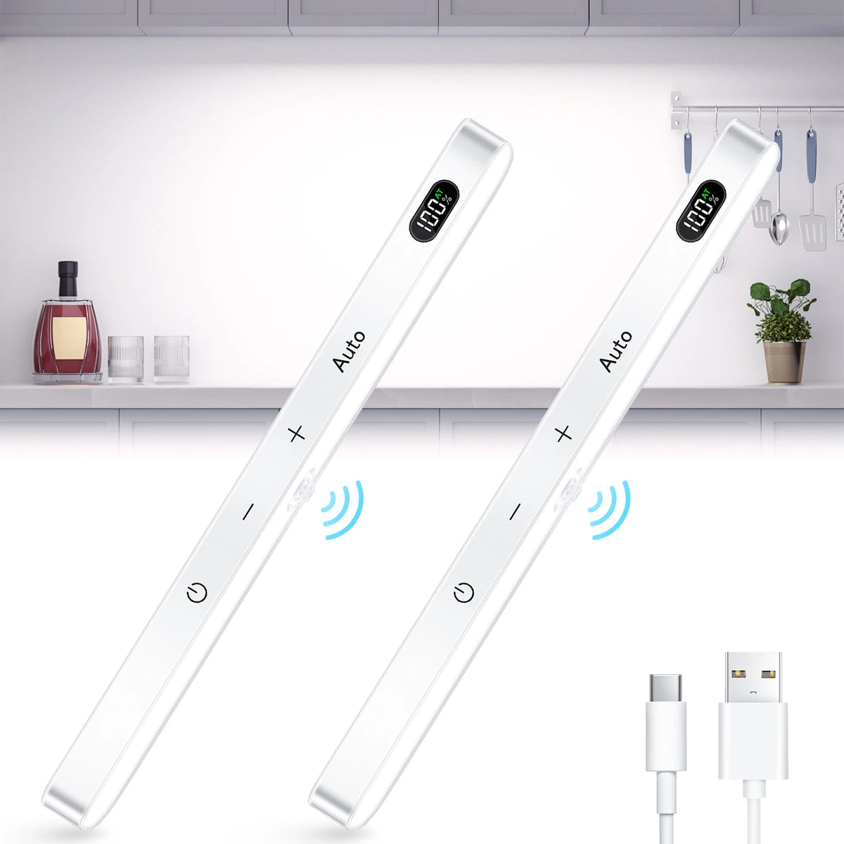 Motion sensor cabinet light bar