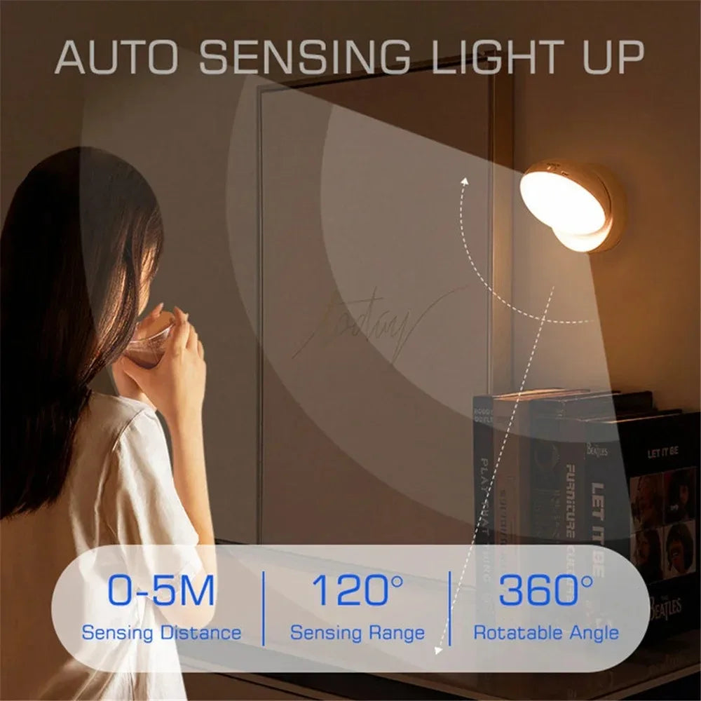 Magnetic mount night light