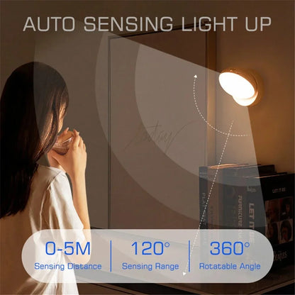 Magnetic mount night light