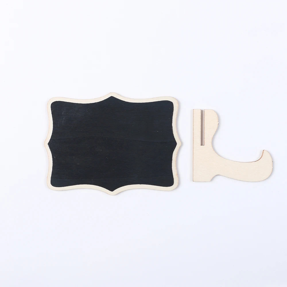 Blank mini chalkboard with easel stand