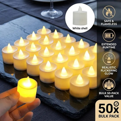 24-pack flameless tea lights