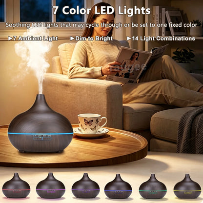 Woodgrain Aroma Diffuser & Humidifier