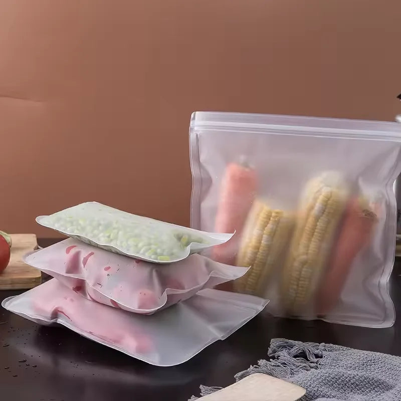 Reusable Silicone Food Storage Bags – 5 Pack