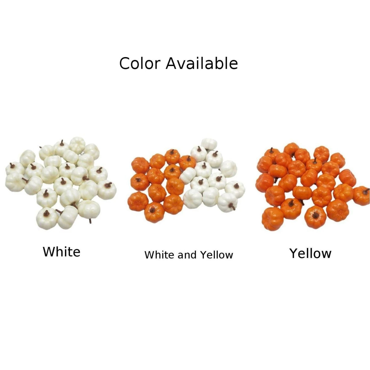 Colour options: white, mixed, orange