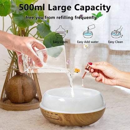 Woodgrain Aroma Diffuser & Humidifier