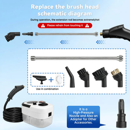 Handheld Steam Cleaner – 2500W Multi-Surface