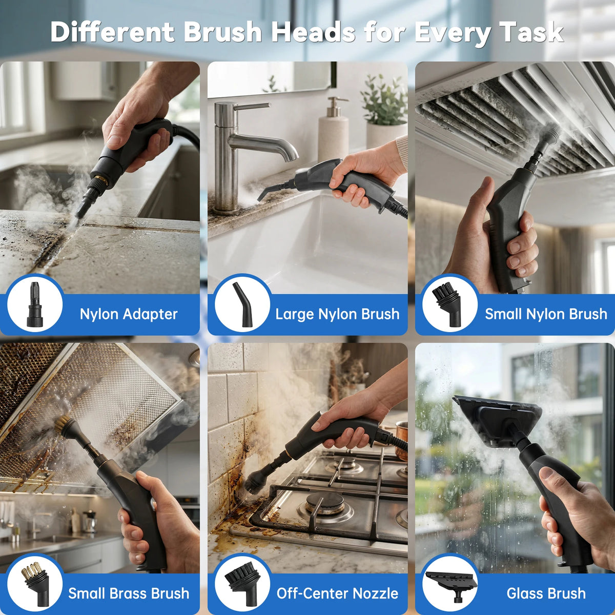 Handheld Steam Cleaner – 2500W Multi-Surface