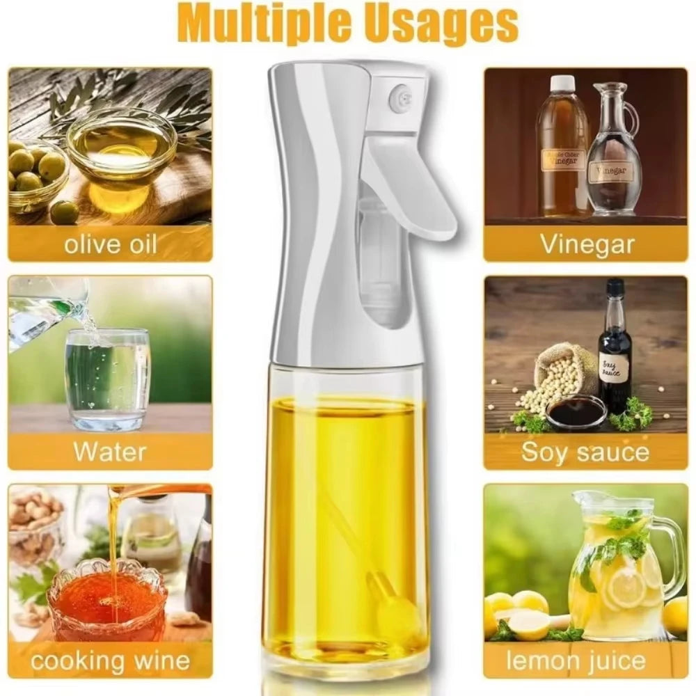 Oil sprayer dispenser on kitchen counter