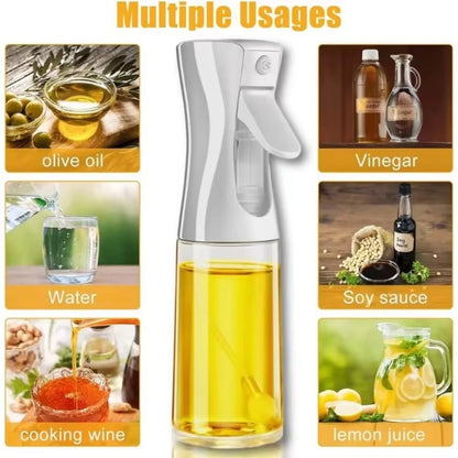 Oil sprayer dispenser on kitchen counter