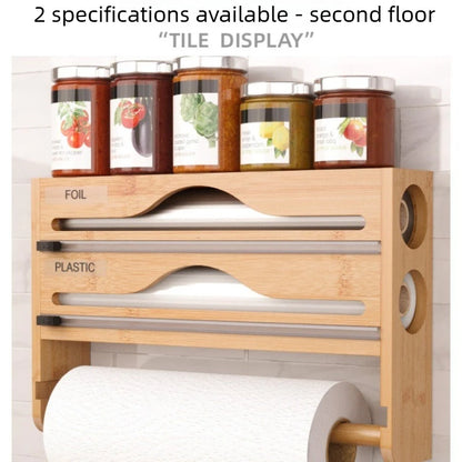 3-in-1 kitchen wrap organizer