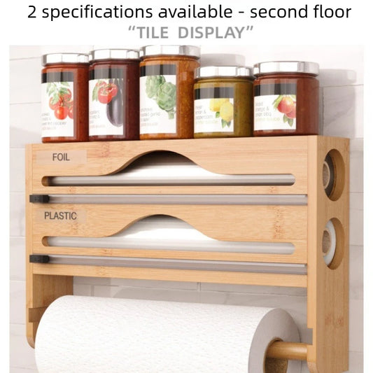 3-in-1 kitchen wrap organizer
