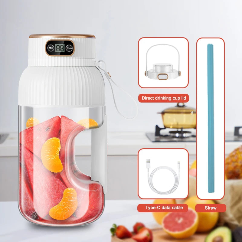 Portable blender stainless steel blades