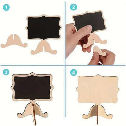 Chalkboard sign and easel