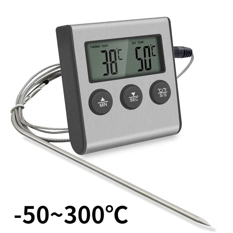 Wireless dual probe meat thermometer