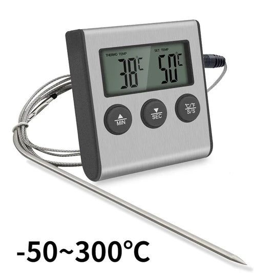 Wireless dual probe meat thermometer