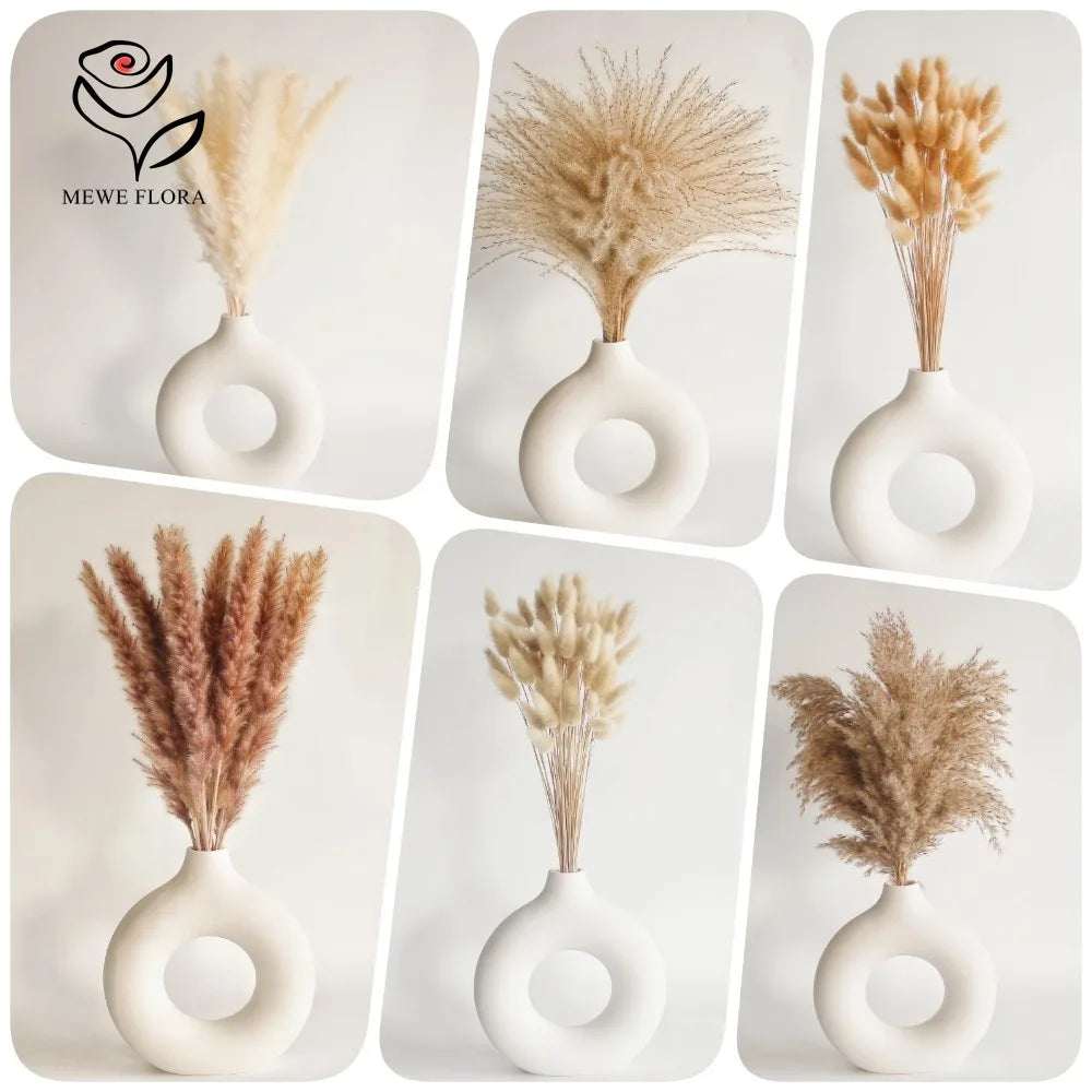 Dried grass varieties in the set