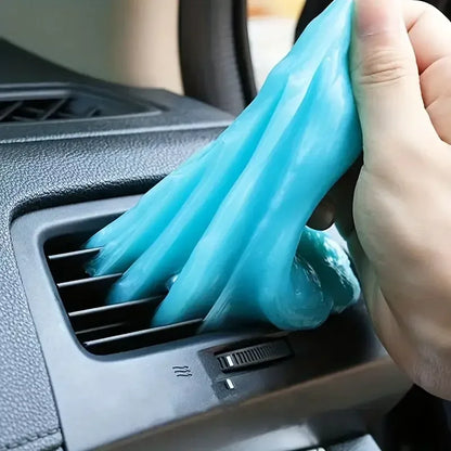 Cleaning gel on keyboard