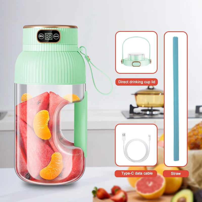 Portable blender USB-C charging