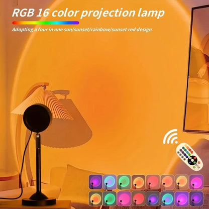 Sunset lamp RGB projector