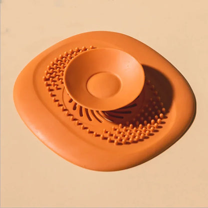 Silicone drain hair catcher
