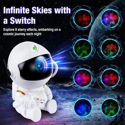 Astronaut Galaxy Projector – Star Night Light