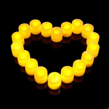 Tea lights in lanterns and jars