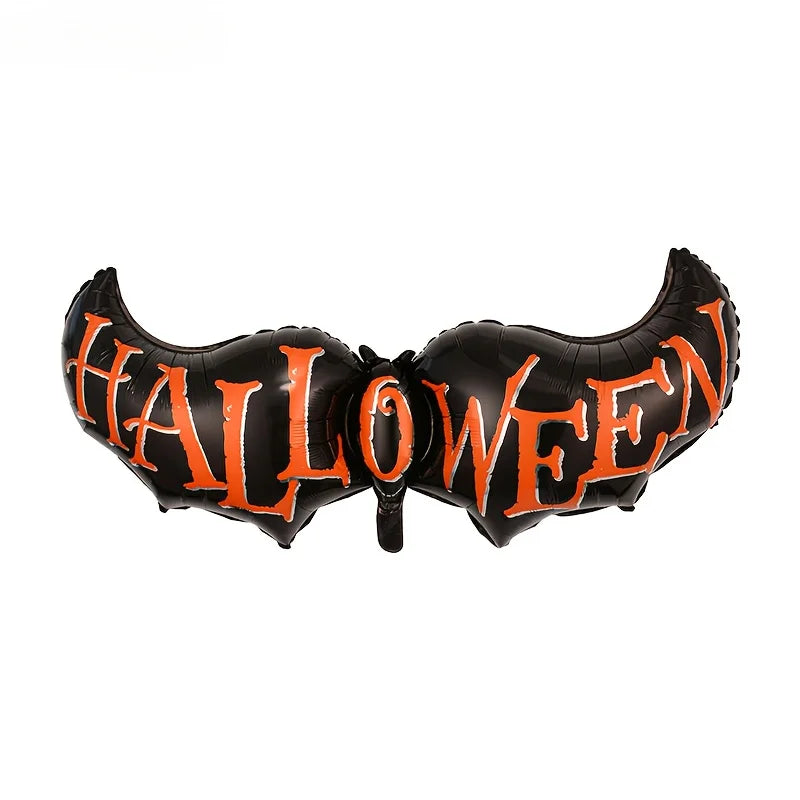 HALLOWEEN bat-shaped foil banner balloon
