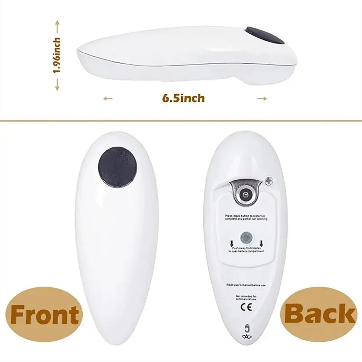 Battery operated can opener
