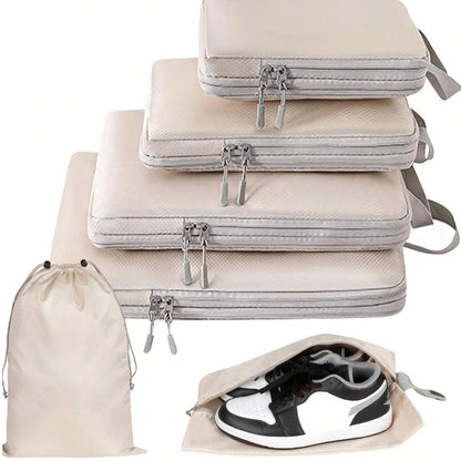 Compression packing cubes 6 piece set
