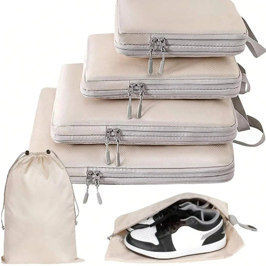 Compression packing cubes 6 piece set