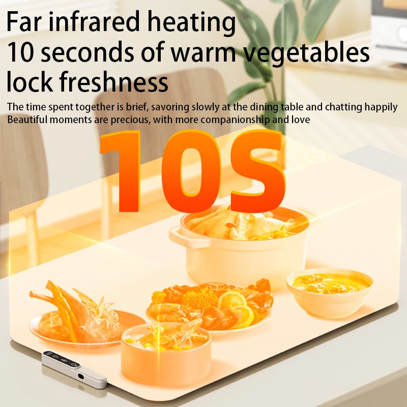 Fast 10-second heating silicone warmer