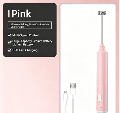 Rechargeable Milk Frother – 3 Speeds