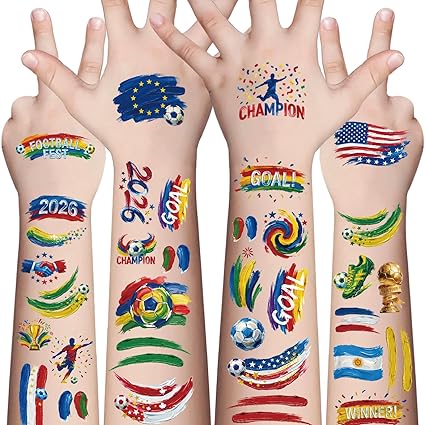 Soccer Temporary Tattoos